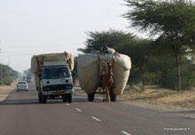 Sur la route de Bikaner - Inde